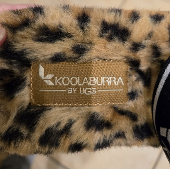 Koolaburra By Ugg Fuzz N ll Chetah Back Strap Slippers Sandals 8 - Picture 7 of 10